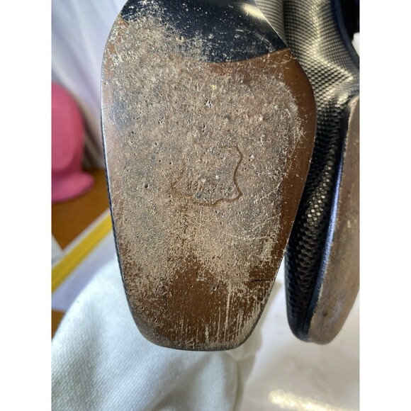 STUART WEITZMAN Pumps Heels Grainy Leather Navy Blue Low Heel 6B - Picture 9 of 10